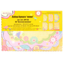 Набор бумаги для скрапбукинга Mr.Painter мини DPP-A6 06 Веселая полянка