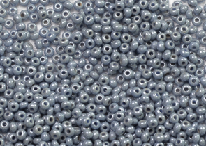 Бисер Чехия круглый 10/0 500г 33021 непрозрачный сизый (серый с голубым оттенком) блестящий