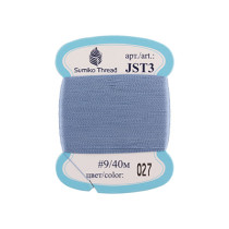 Нитки для вышивания " SumikoThread" JST3 9 100% шелк 40 м №027 голубой