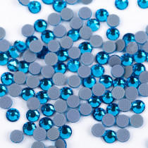 Страз клеевой " Zlatka" RS/ 144 SS12 3 - 3. 2 мм акрил 144 шт в пакете с еврослотом 017 т. голубой ( capri blue) 