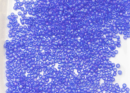 Бисер Япония круглый 11/0 10г 0178F сапфир матовый, радужный прозрачный